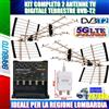 EMME ESSE KIT ANTENNA PER REGIONE LOMBARDIA TV DIGITALE TERRESTRE A 2 ANTENE