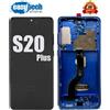 SAMSUNG S20+ PLUS SM-G985 G986 Display AMOLED LCD Touch Schermo AURA Blu