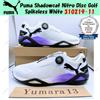 Puma Shadowcat Nitro Disc Golf Spikeless White 102219-11 taglia uomo