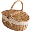 Cestino da picnic in vimini Cestino da picnic San Halloween Compleanno con