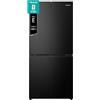 Hisense RQ5P470SAFE Frigorifero Americano Quattro Porte, 483 Litri, Total No Frost, WiFi, Metal Tech Cooling, Controllo Touch, Classe E, Inox Nero