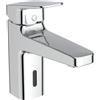 Ideal Standard - Ceraplan, Miscelatore doppio comando per lavabo, Utilizzo ibrido a sensore o leva, Cromato