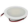 LEDLUX Mini Faretto Led Da Incasso Rotondo Carcassa Bianca 5W AC/DC 12V DC 24V Freddo