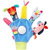 Does not apply Guanto Da Gioco Colour Friends Marionette Da Dito per Bambini Con Cane, Gatto E