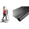 Sunny Health & Fitness Legacy Stepping Elliptical Machine, Ultra- Quiet Magnetic Belt Drive + Treadmill Mat -Small - NO. 083, Black