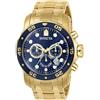 Invicta Cronografo Invicta Uomo 0073 Pro Diver Collection Placcato Oro 18k
