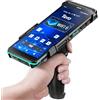 Tera Scanner di Codici a Barre PDA Android 11: con Impugnatura a Pistola Computer Mobile Portatile con Schermo Intero da 6 Wi-Fi 6 CPU Qualcomm Motore di Scansione HS7 IP67 4+64GB Rapida QC 3.0 P600