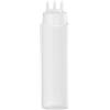 HENDI Bottiglia dosatrice, per HENDI riscaldatori di salse (201718, 201725), di salse e condimento, biberon dosatore da spremere, 700 ml, ø68x(H)247 mm, LDPE, trasparente