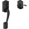 SCHLAGE FE285-CAM-ACC-CAM-LH Set Maniglia Inferiore Camelot per Tastiera Elettronica con Bronzo Antico