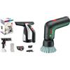 Bosch Aspirapolvere per finestre Bosch GlassVAC a batteria (autonomia: circa 35 finestre) + spazzola universale per pulizia (batteria integrata da 3,6 V, cavo micro USB, 4 accessori per la pulizia)