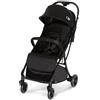 Asalvo Hito Passeggino, passeggino, passeggino, comodo, ultra leggero, sicuro, capottina con finestra e freno posteriore, maneggevole, pieghevole compatto, carico massimo 24 kg, nero