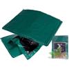 TELONE RINFORZATO PESANTE TELO OCCHIELLATO NERO VERDE 6x8 COPERTURA IMPERMEABILE