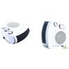 TERMOVENTILATORE STUFETTA ARIA CALDA NIKLAS 3POTENZE ORIZZONTALE VERTICALE 2000W