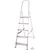 SCALA SCALETTA SGABELLO DOMESTICA ALLUMINIO PROMO STEP 5 GRADINI MAX 100KG