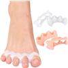Vinmooog Separatore Dita Piede 4 pezzi in Silicone Distanziatore Dita Piedi Separa dita