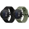 kwmobile 2x Cinturino TPU Silicone Fibbia Compatibile con Suunto 9 Peak Pro/ 9
