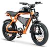 Ztech Bici Elettrica Z-Tech LEGACY 4.0 - ZT-75B 48V 13Ah Batteria a Litio-Arancione
