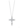 Bliss Collana Croce Bliss Via Lattea 20109706 Necklace Oro Bianco Diamanti 0,17 ct