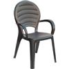 Grand Soleil Sedia in Plastica da Giardino con Braccioli Esterno Bar Grand Soleil Paloma