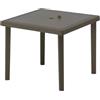 Grand Soleil Tavolo Quadrato 90x90 Plastica 4 Posti Polyrattan Boheme Grand Soleil