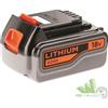 BLACK+DECKER BATTERIA DI RICAMBIO PER ELETTROUTENSILI B+D LITIO 18V 4Ah BL4018 UNIVERSALE
