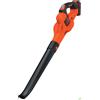BLACK+DECKER SOFFIATORE BLACK&DECKER B+D 18V A BATTERIA LITIO GWC1820PC PER FOGLIE GIARDINO