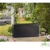 CASSAPANCA BAULE CONTENITORE KETER EFFETTO LEGNO COMFY GRAFITE 116X44X57H 270LT