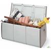 CASSAPANCA BAULE CONTENITORE RESINA TERRY BOX 140 GRIGIO TORTORA 140X54X57H