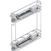 Emuca - Portabottiglie estraibile, Carrello portabottiglie estraibile per cucina