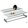 KIT COLAPIATTI SCOLAPIATTI CROMATO TELAIO REGOLABILE 30-36CM CM86 CUCINA LAVELLO