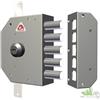 SERRATURA A POMPA PORTA LEGNO PORTONE SICUREZZA CR 3200 CHIAVE DESTRA DX 60 mm