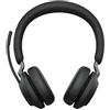 Jabra Evolve2 65, UC Stereo Auricolare Wireless A Padiglione Ufficio USB tipo-C