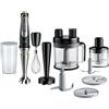 Braun Frullatore immersione 1200W MULTIQUICK 9 MQ 9187 XLI 9in1 Black e Silver