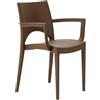Grand Soleil Sedie in Plastica con Braccioli da Giardino Grand Soleil Poltrona Paris