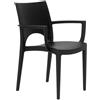 Grand Soleil Sedie in Plastica con Braccioli da Giardino Grand Soleil Poltrona Paris