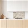 Lupia Pannello Paraschizzi Schienale Cucina stampato MATTONI WHITE