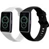 kwmobile Cinturino per Huawei Band 6 & 6 Pro Honor Band 7 & 6 in silicone con fibbia