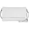 AMBRA Moda AmbraModa GLX11 Borsa a tracolla da donna in vera pelle con tracolla rimovibile