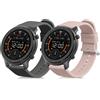 kwmobile 2x Cinturino TPU Silicone Fibbia Compatibile con Huami Amazfit GTR Mini