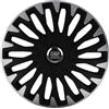 OCC MOTOR SPORT OMP SPEED SET 4 COPRICERCHI MOD. STINGER NERO/ARGENTO 15 POLLICI