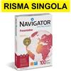 NAVIGATOR 1 RISMA A4 DA 500 FG. 21X29,7 GR.100 CARTA NAVIGATOR PRESENTATION BIANCA