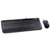 Microsoft Wired Desktop 600 tastiera Mouse incluso USB QWERTY Inglese UK Nero