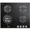 De Longhi Piano cottura gas 4 zone LIFE Nsl 460 Ncm Black (60cm)