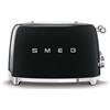 Smeg Tostapane 2000W 50 STYLE 4x4 Black TSF03BLEU