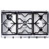 Smeg Piano cottura gas 5 zone CONTEMPORANEA SRV596GH5 Inox (90cm)
