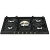 Smeg Piano cottura gas 5 zone CORTINA SR775AO Black (75cm)