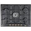 De'Longhi De Longhi Piano cottura gas 5 zone COUNTRY Anf 57 Pro Antracite (70cm)