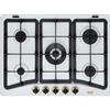 De Longhi Piano cottura gas 5 zone COUNTRY Bf 57 Pro Bianco (70cm)