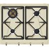 Smeg Piano cottura gas 4 zone COLONIALE SRV864POGH Panna (60cm)
