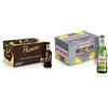 Peroni Peroncino Cassa Birra con 24 Birre in Bottiglia da 25 cl, 6 L, Birra Premium Lager 5% Vol & Chill Lemon Birra al Limone, Cassa Birra con 24 Birre in Bottiglia da 33 cl, 7.92 L, Birra Radler 2% Vol